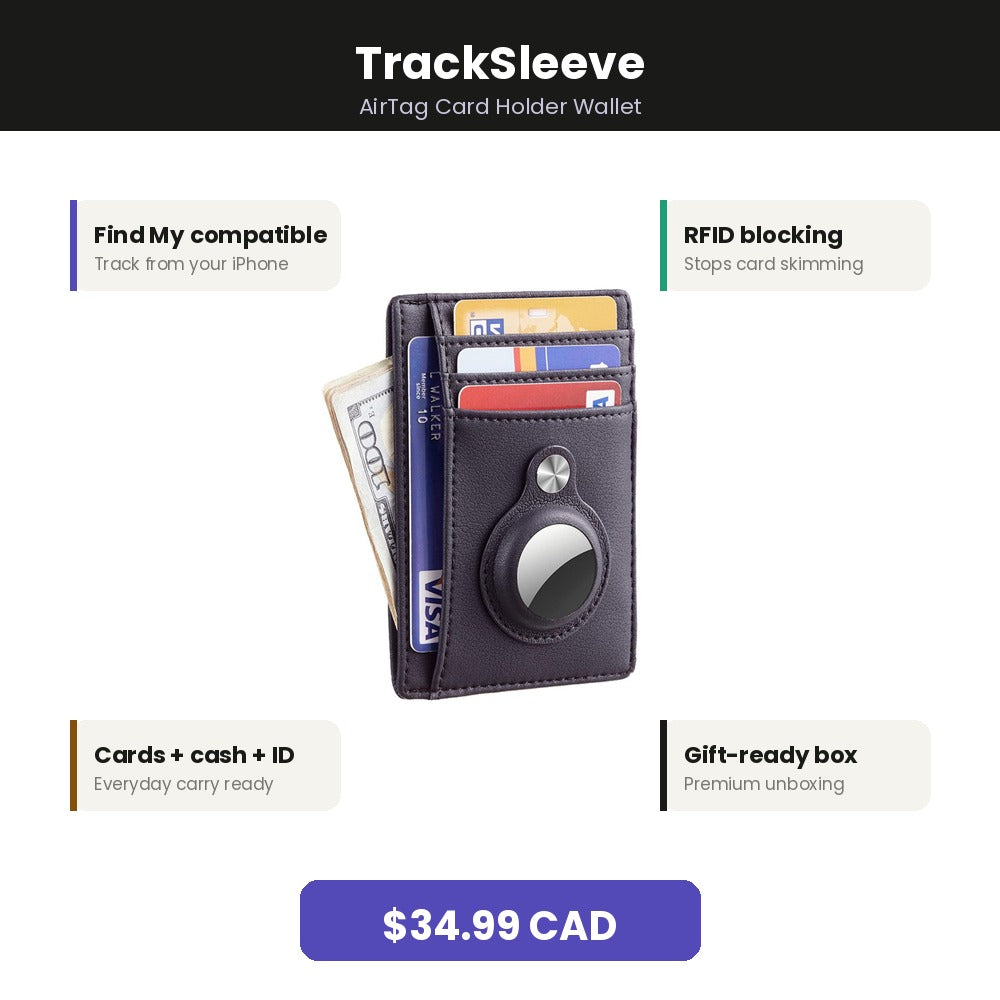 TrackSleeve — AirTag Card Holder Wallet